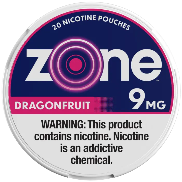ZONE 9MG DRAGNFRUIT NICOTINE POUCHES 5CT