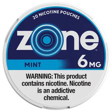 ZONE 6MG MINT NICOTINE POUCHES 5CT