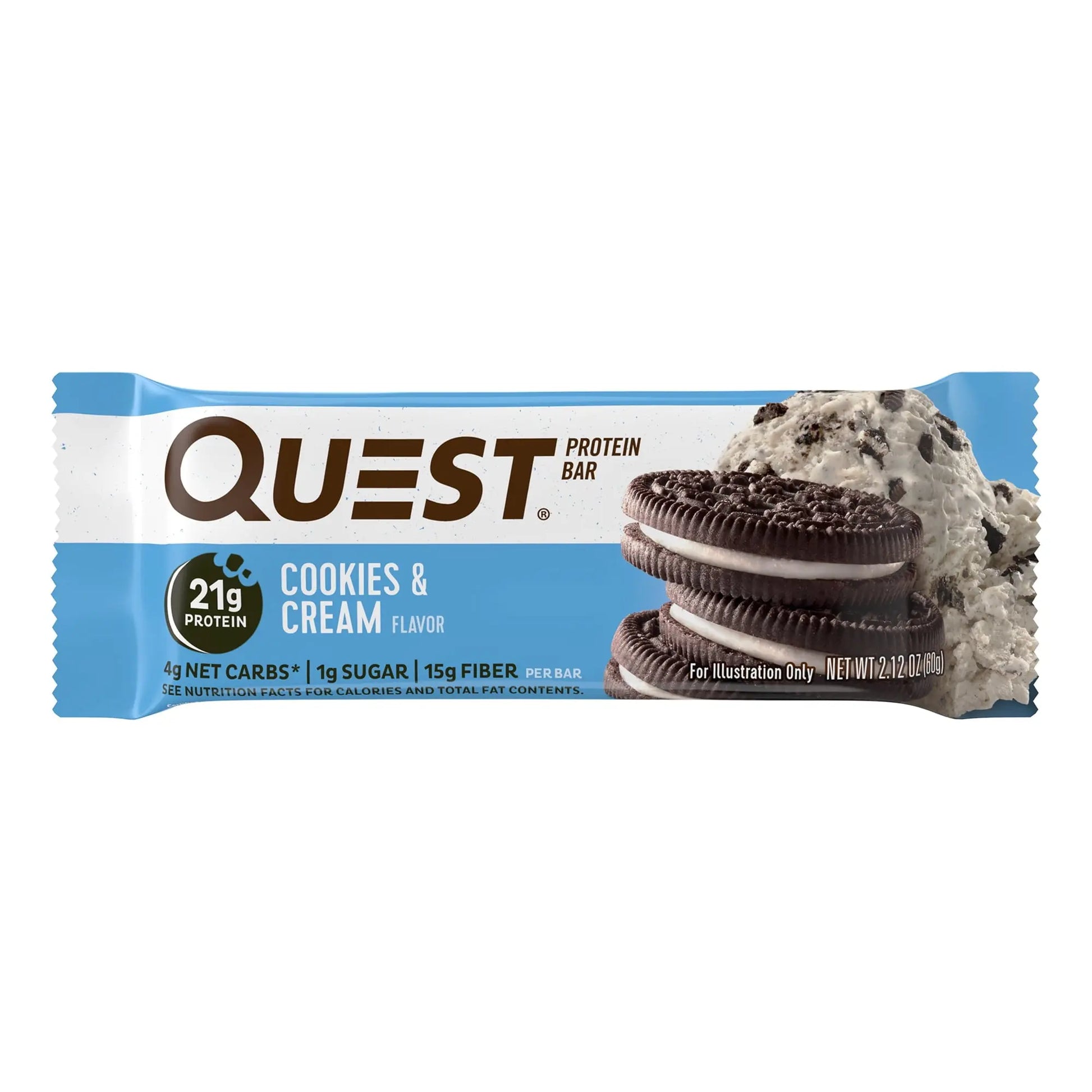 QUEST BAR COOKIES & CREAM 12CT