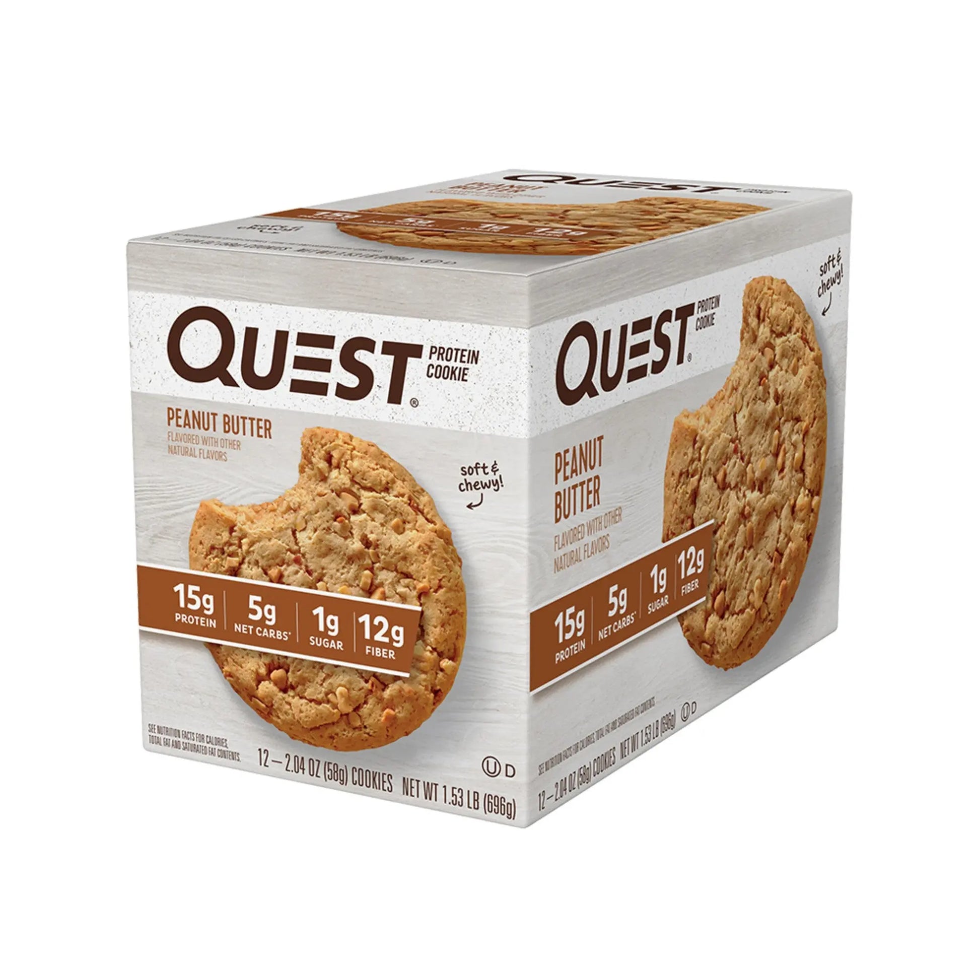QUEST COOKIE PB CHOC CHIP 12CT 2.04OZ