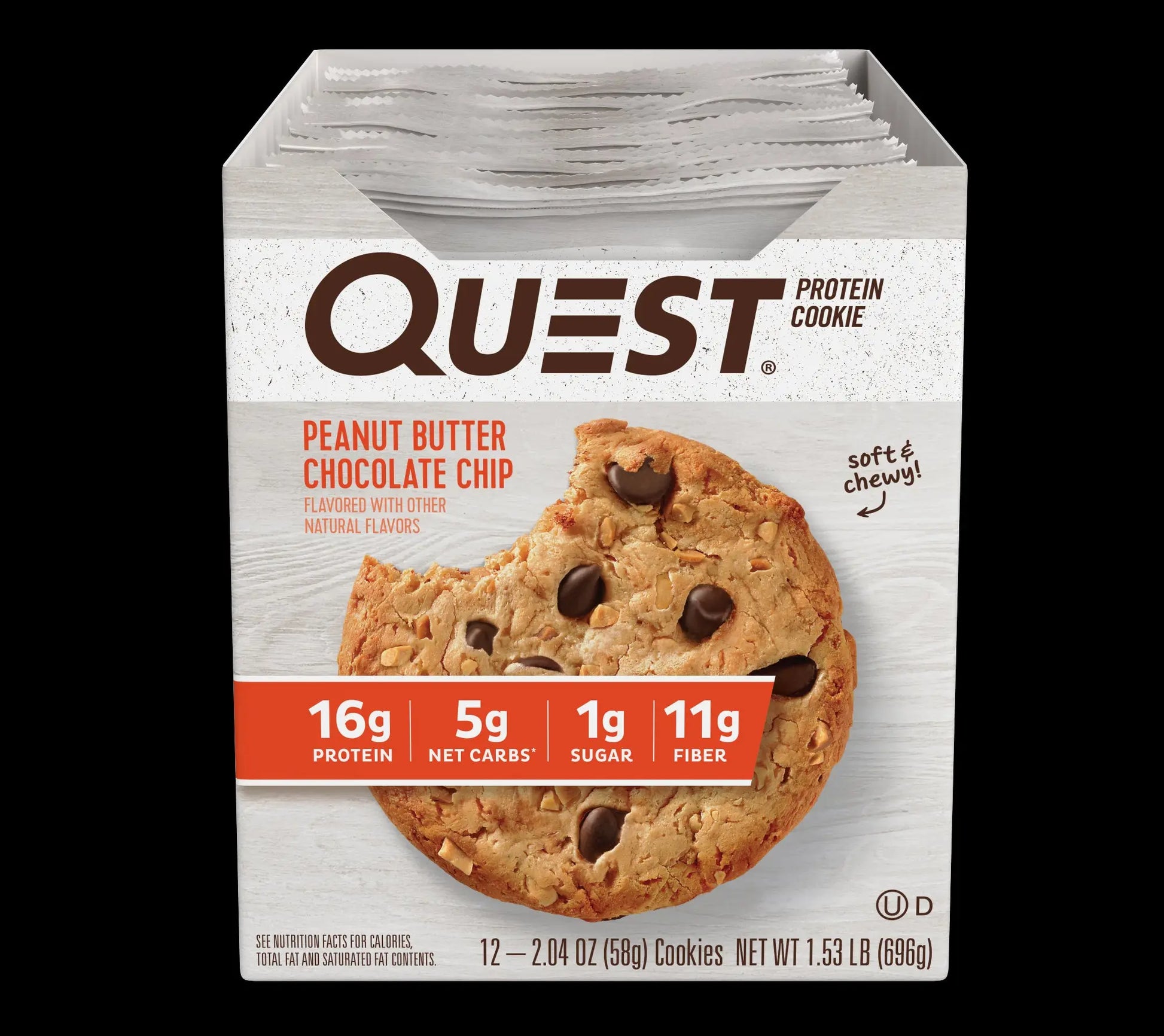 QUEST COOKIE PB 12CT