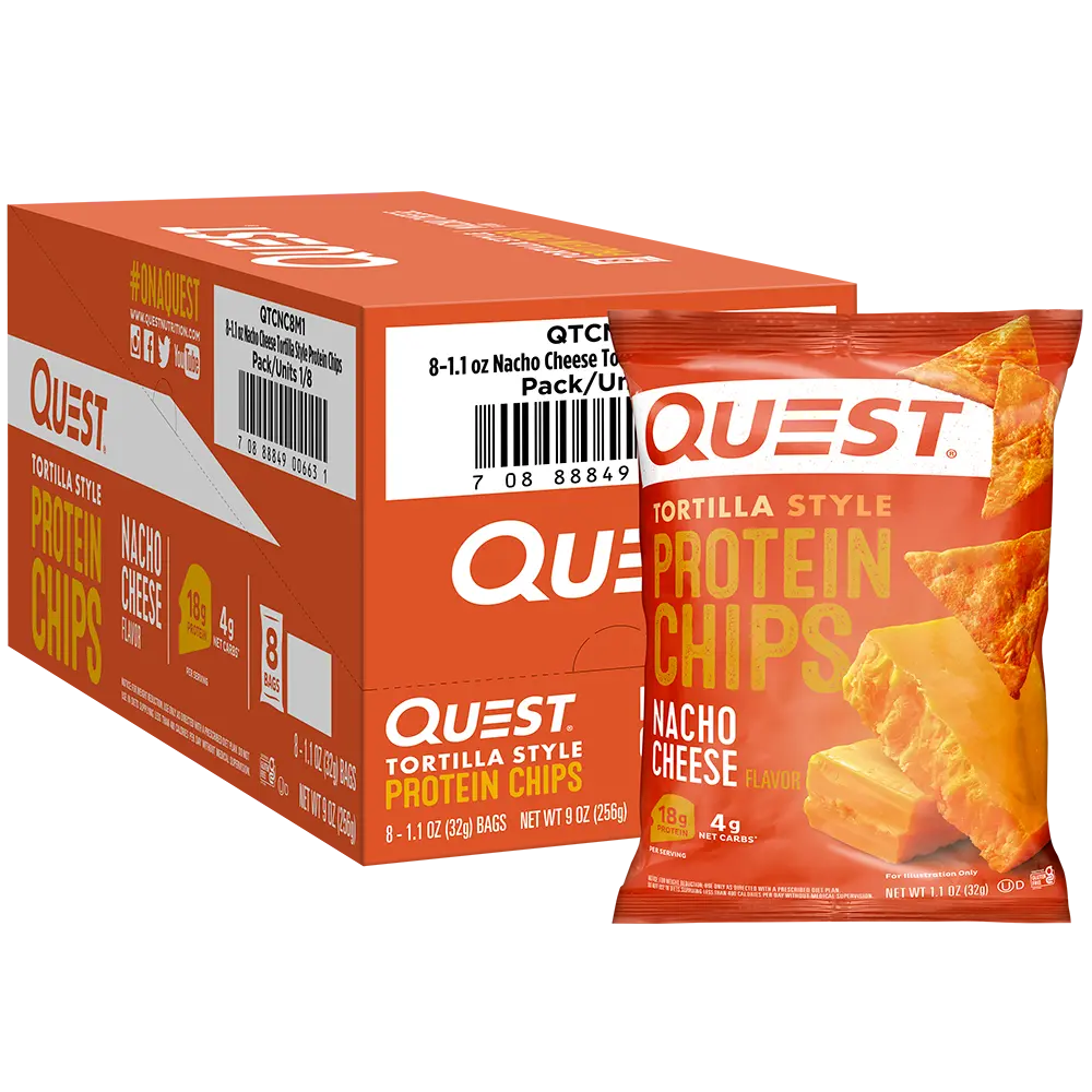 QUEST PROTEIN CHIPS NACHO 8CT