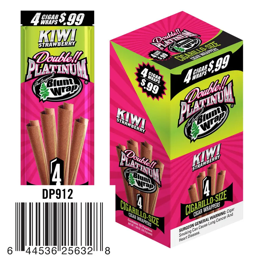 PLATINUM 4/99 BLUNT WRAPS KIWI STRBRY
