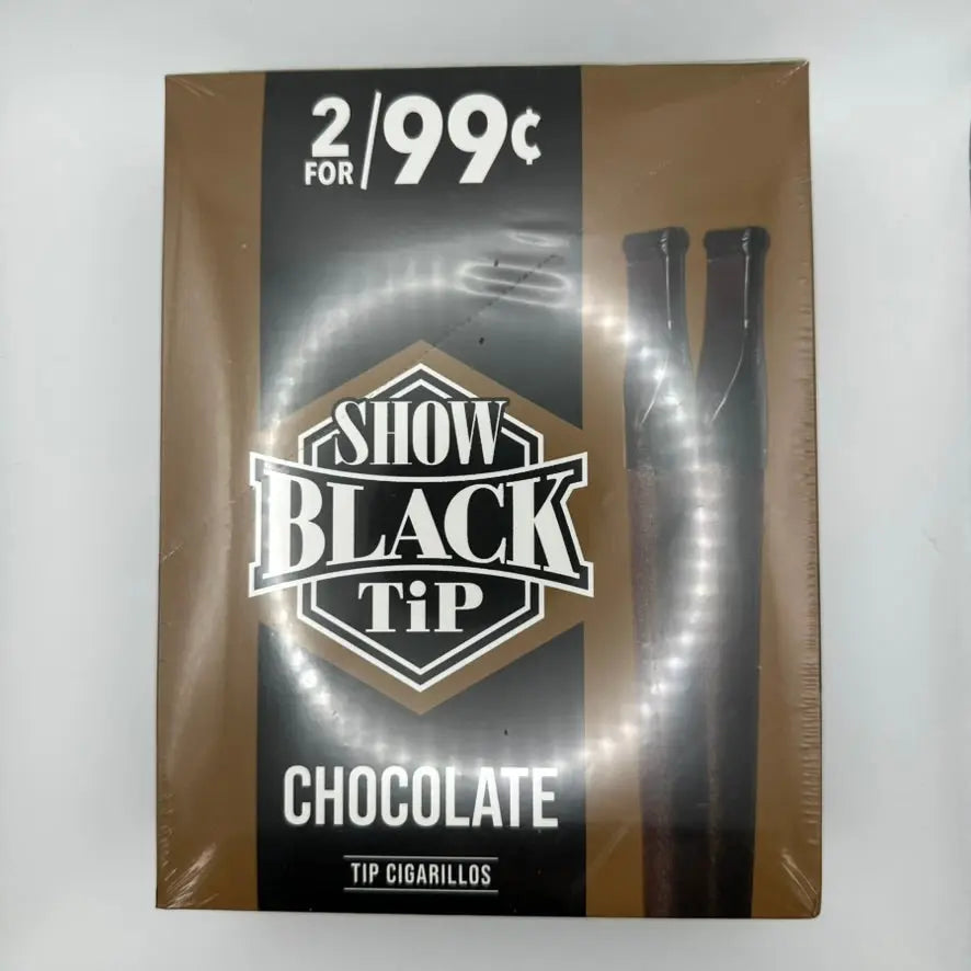 SHOW BLACK TIP 2/.99 CHOCOLATE 15/2 PK