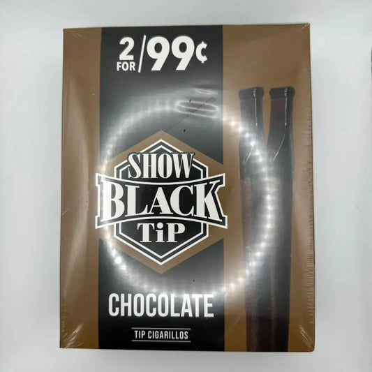 SHOW BLACK TIP 2/.99 CHOCOLATE 15/2 PK