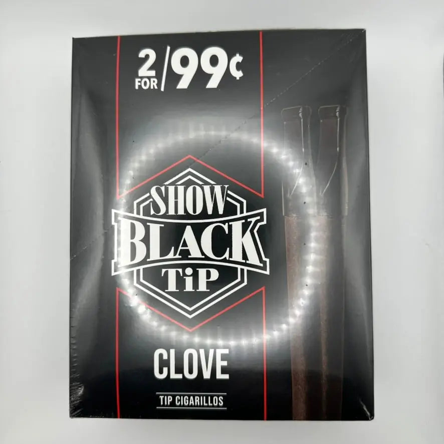 SHOW BLACK TIP 2/.99 CLOVE 15/2 PK