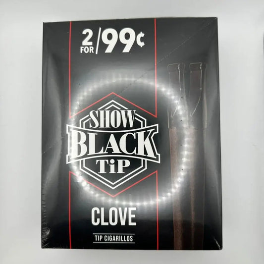 SHOW BLACK TIP 2/.99 CLOVE 15/2 PK
