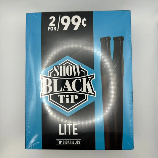 SHOW BLACK TIP 2/.99 LITE 15/2 PK