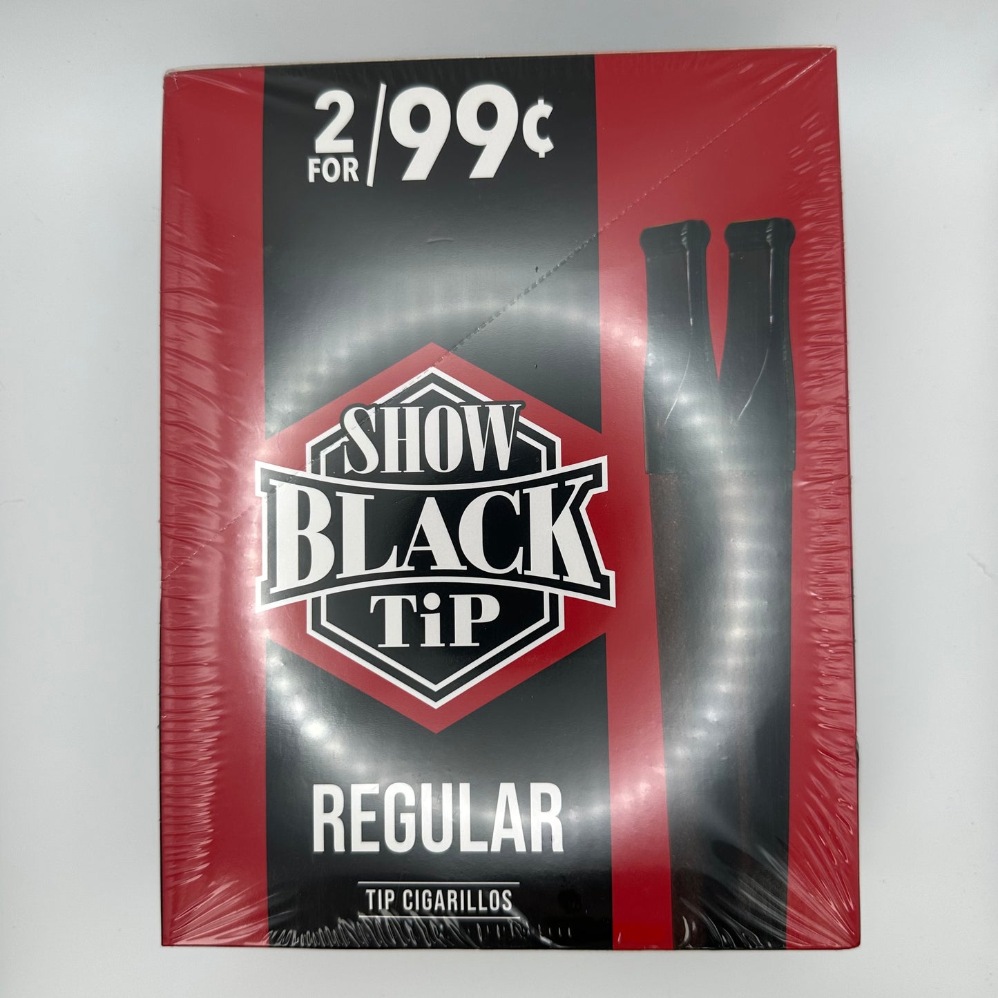 SHOW BLACK TIP 2/.99 REGULAR 15/2 PK