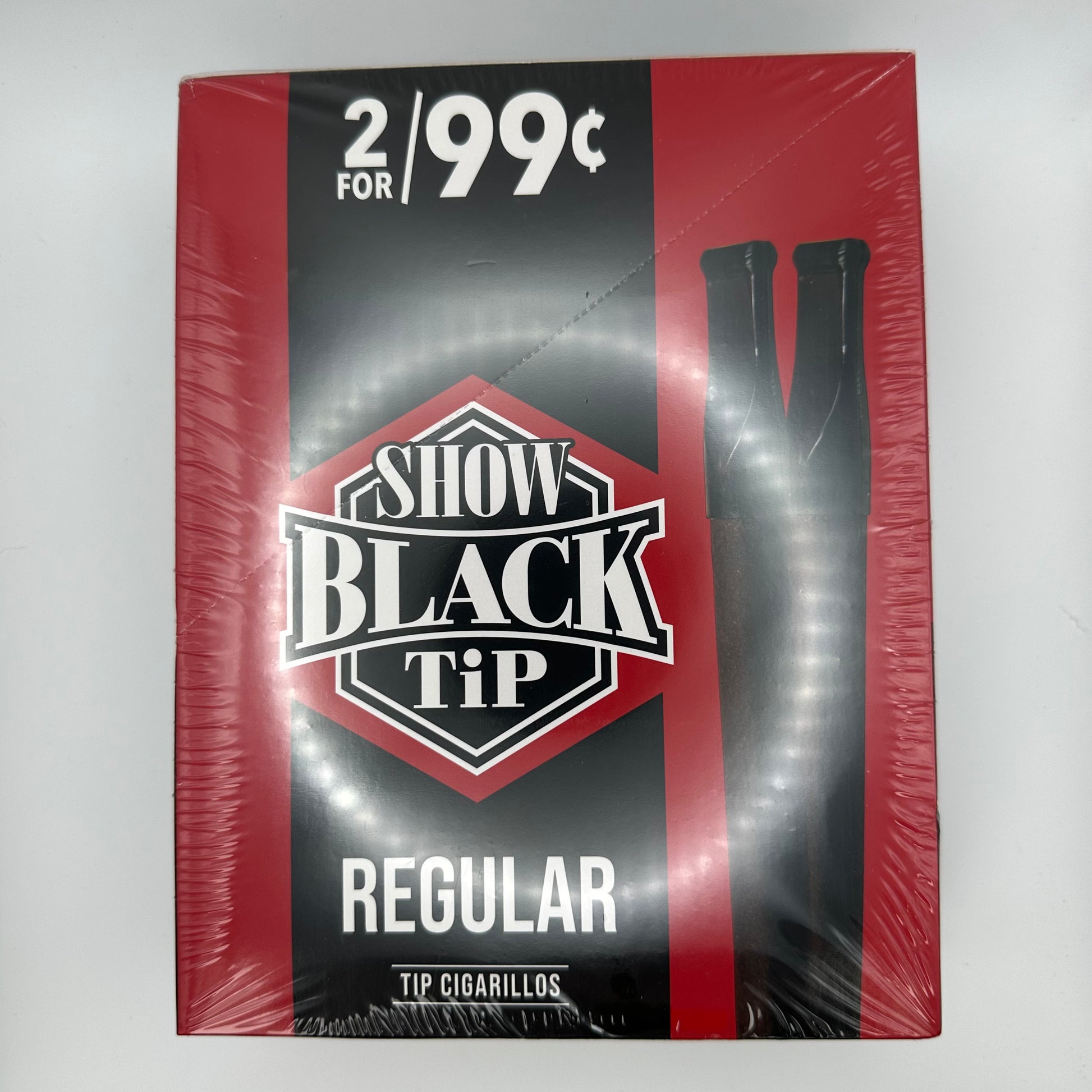 SHOW BLACK TIP 2/.99 REGULAR 15/2 PK