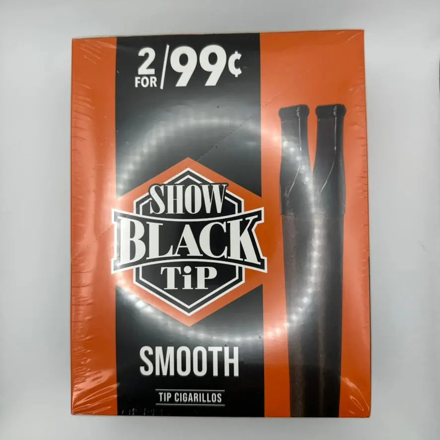 SHOW BLACK TIP 2/.99 SMOOTH 15/2 PK