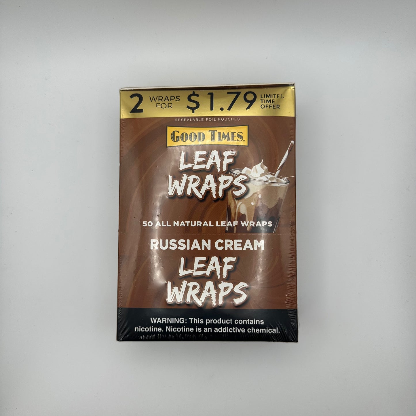 G.T Leaf Wraps 2/$1.79 Russian Cream - Chase Cash & Carry