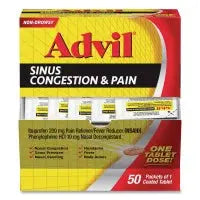 ADVIL SINUS CONGESTION PAIN 25 CT