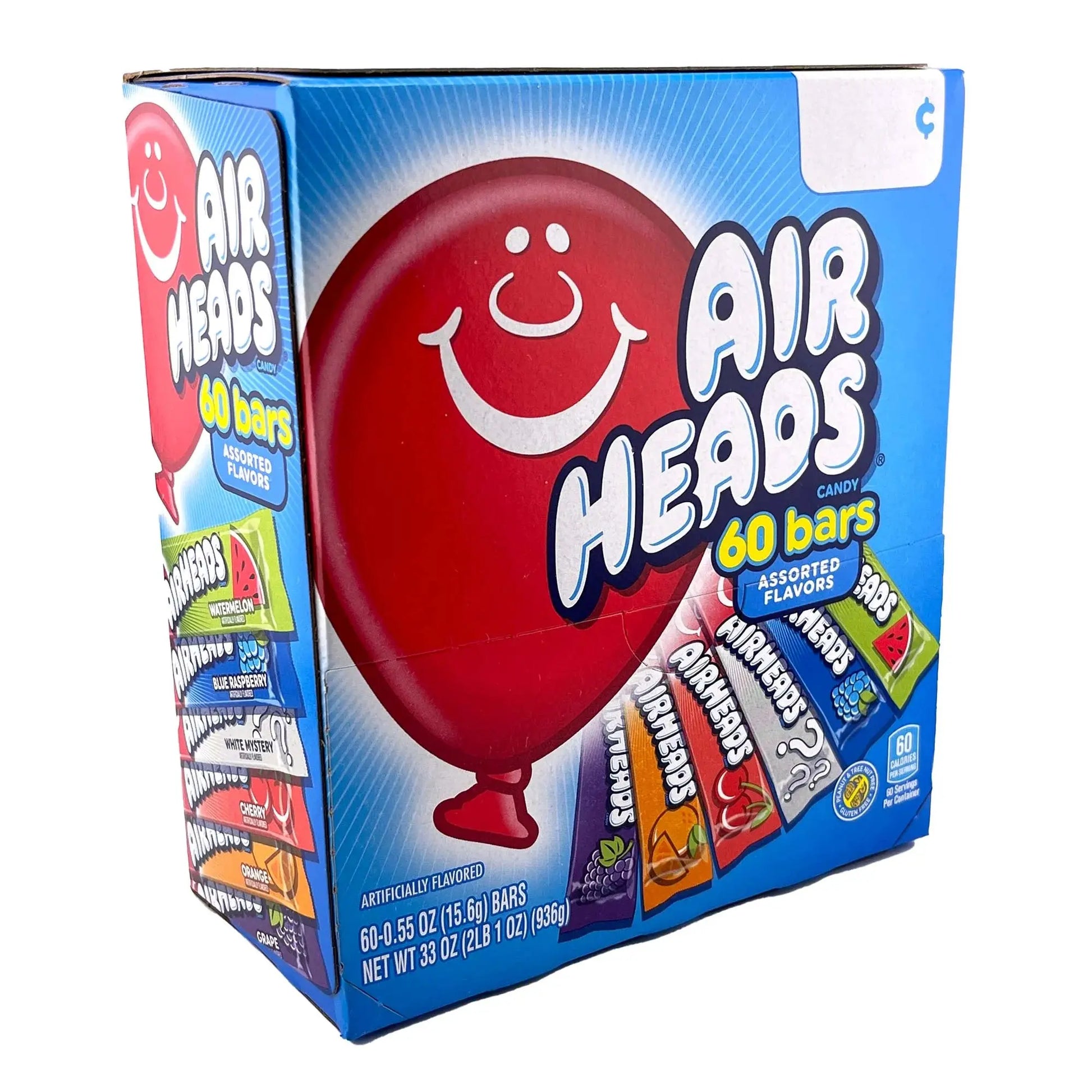 AIR HEADS ASST STICKS 60CT