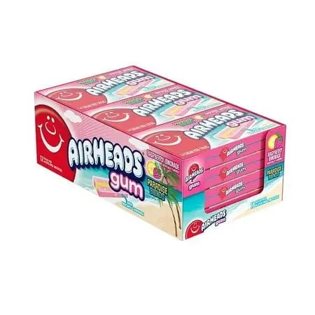 AIR HEADS GUM RASPBERRY LEMONADE 12 CT