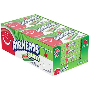 AIR HEADS GUM WATERMELON 12 CT