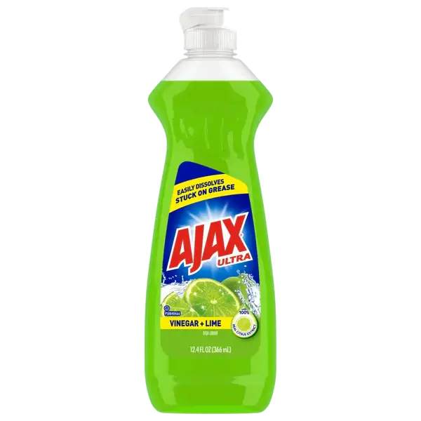 AJAX DISH LIQ. VINEGAR + LIME 10/12.4OZ