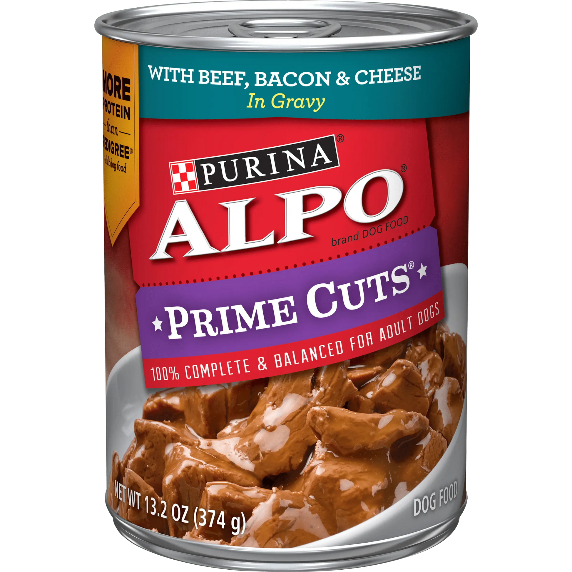 ALPO DOG FOOD BEEF BAC CHEESE 13.2 OZ