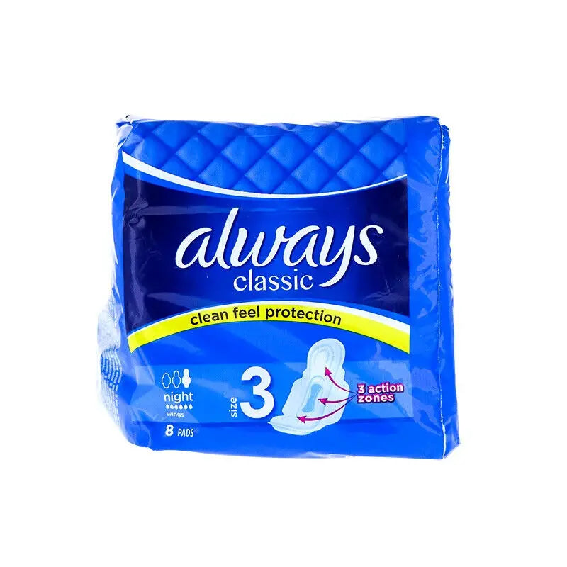 ALWAYS CLASSIC NIGHT W/WINGS 6/8CT
