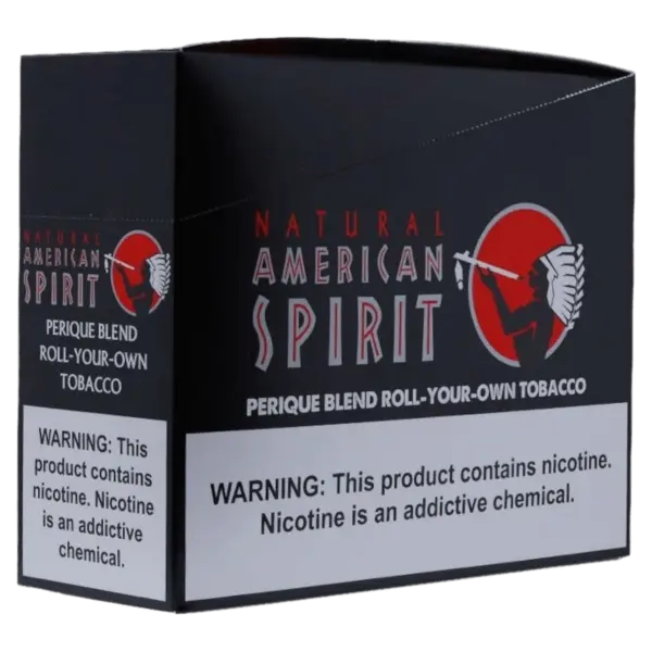 AMERICAN SPIRIT POUCH PERIQUE (BLACK) 6CT