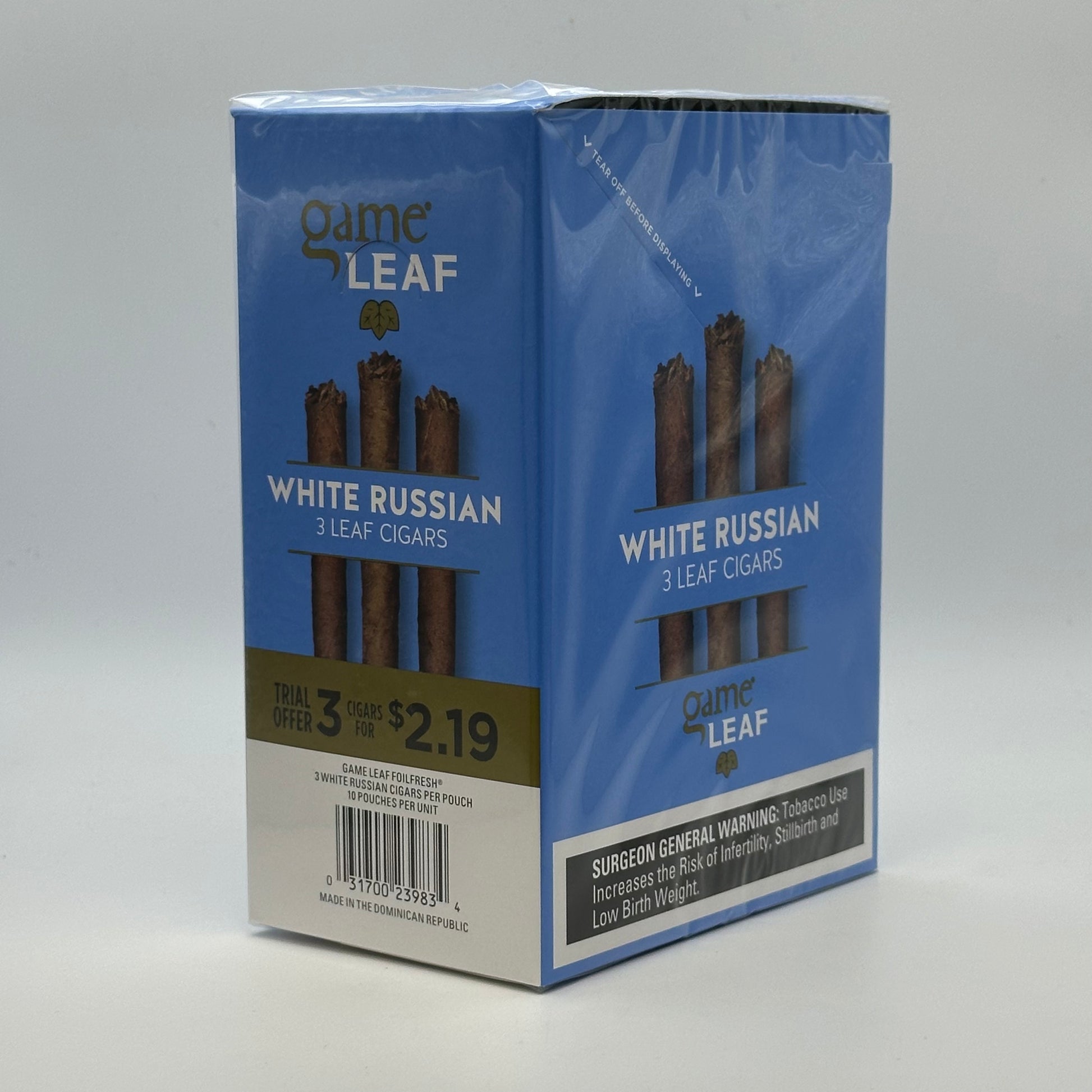 Game Leaf 3/$1.29 White Russian - Chase Cash & Carry