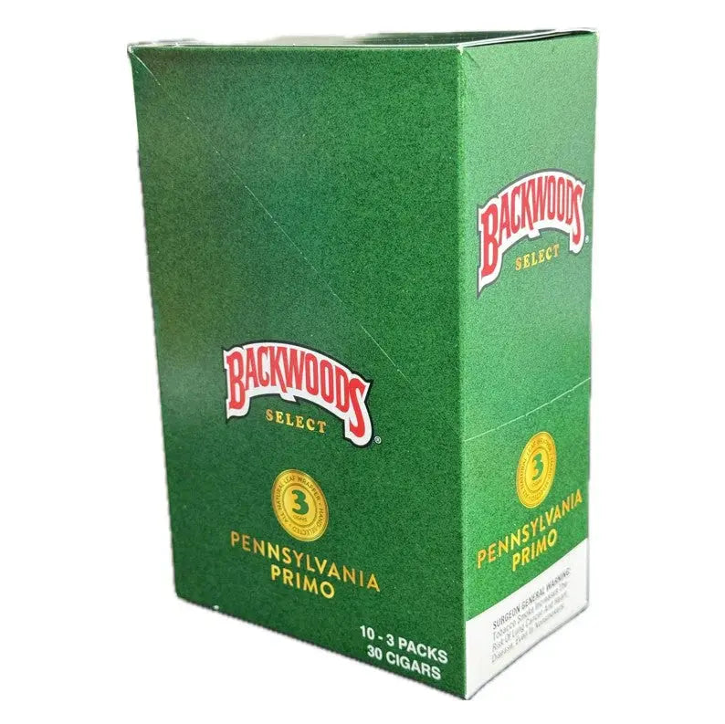 BACKWOODS 3PK GREEN PA PRIMO 10CT