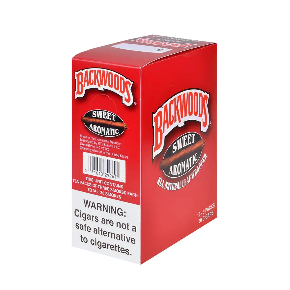 BACKWOODS 3PK SWEET AROMATIC 10CT