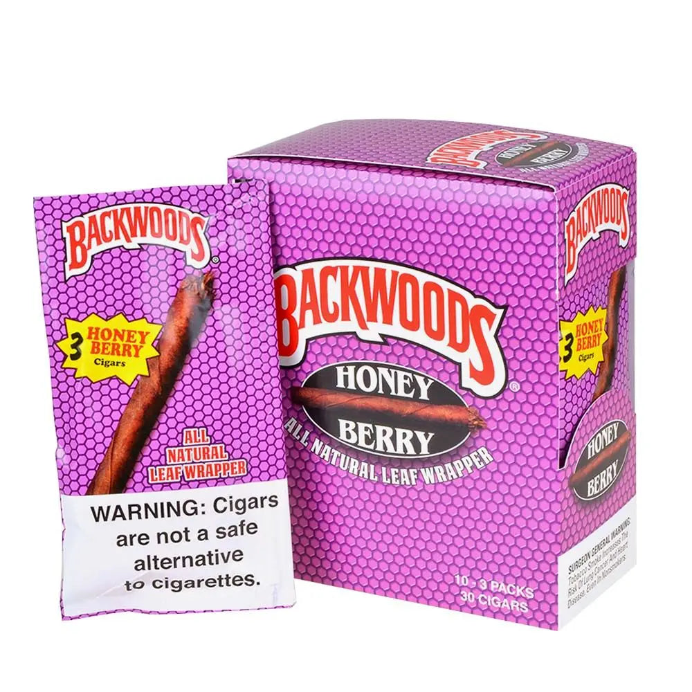 BACKWOOD 3PK HONEY BERRY 10 CT