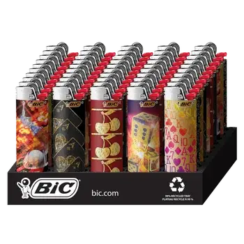 BIC LIGHTERS CASINO 50CT