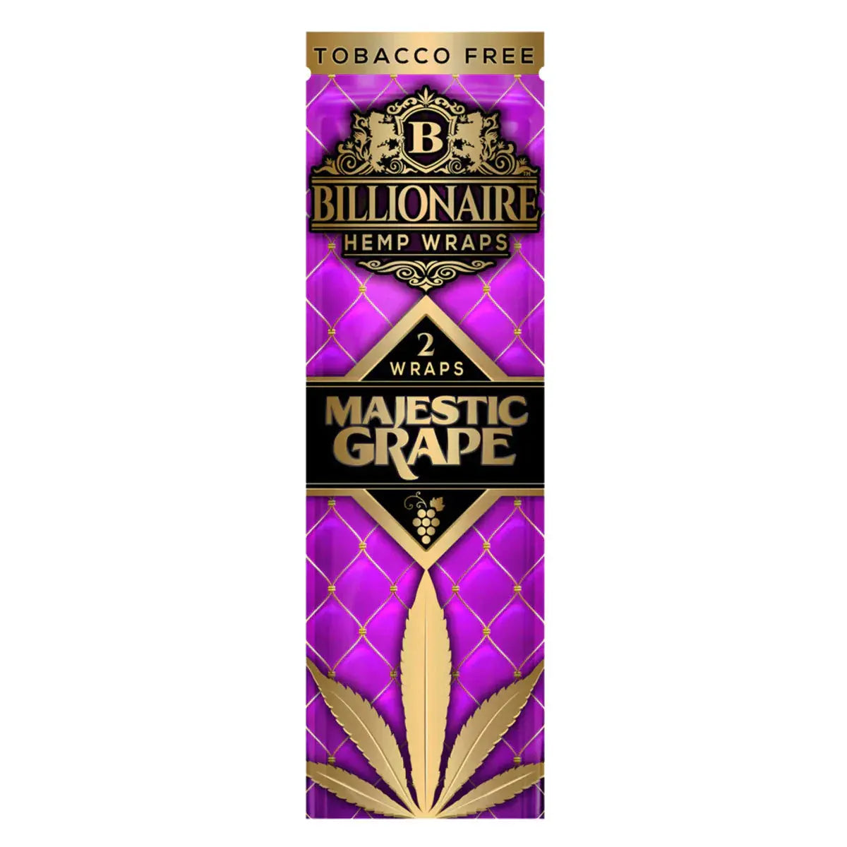 BILLIONAIRE HEMP WRAPS MAJESTIC GRAPE 25/2PKS