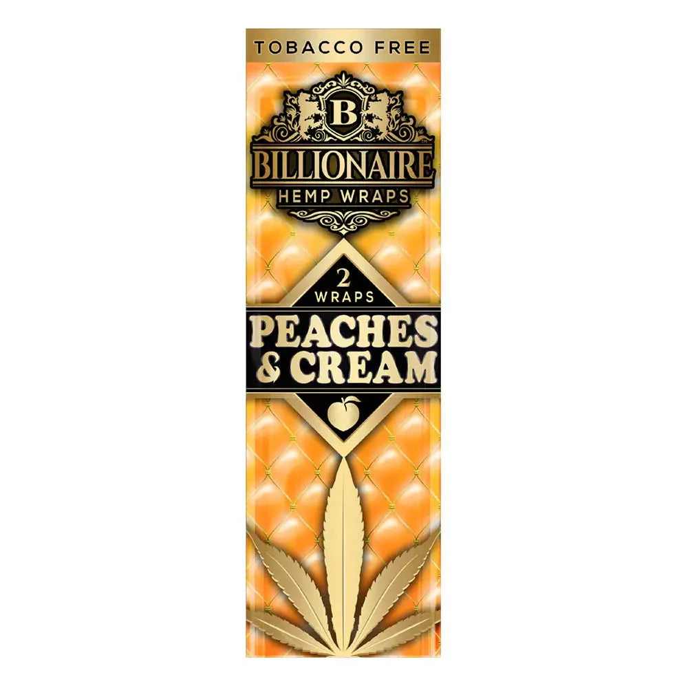 BILLIONAIRE HEMP WRAPS PEACHES & CREAM 25/25PK