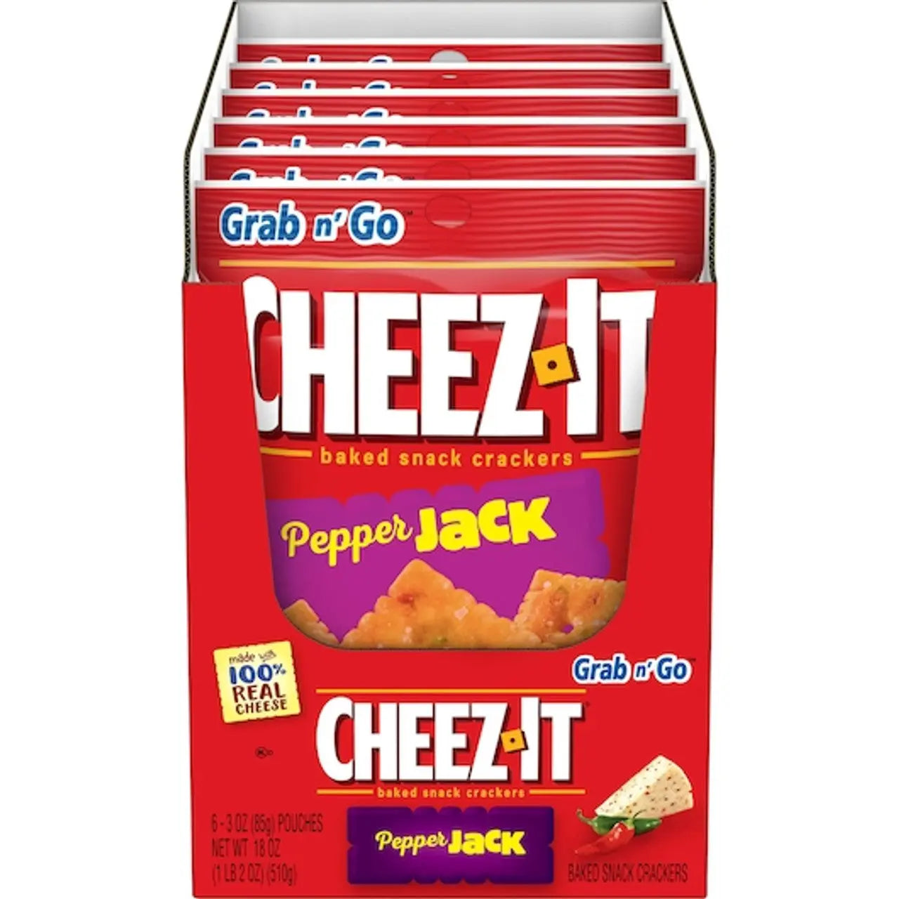 CHEEZ IT PEPPER JACK 6/3OZ - Chase Cash & Carry