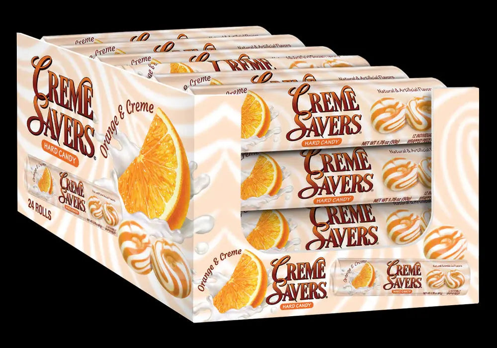 CREME SAVERS ROLL ORANGE & CREAM 24CT