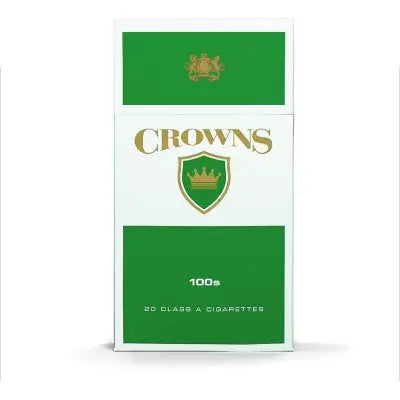 CROWNS MENTHOL DARK GREEN 100 BOX