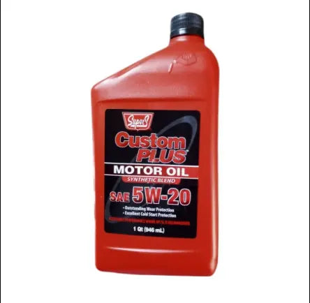 CUSTOM PLUS MOTOR OIL 5W20 32OZ