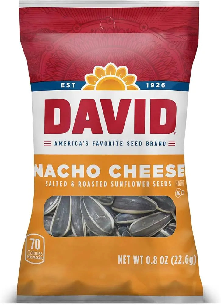 DAVID SEEDS NACHO CHEESE 36CT