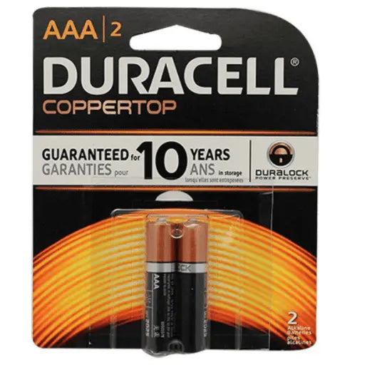 DURACELL COPPERTOP AAA-2 PK 18CT