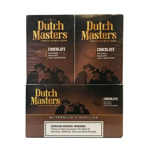 DUTCH MASTER 3 PK FOIL CIGARILLO CHOC 60CT