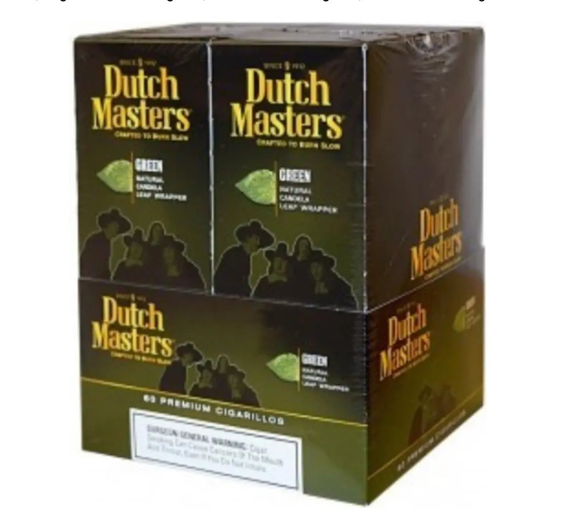 DUTCH MASTER 3 PK FOIL CIGARILLO GREEN 60 CT