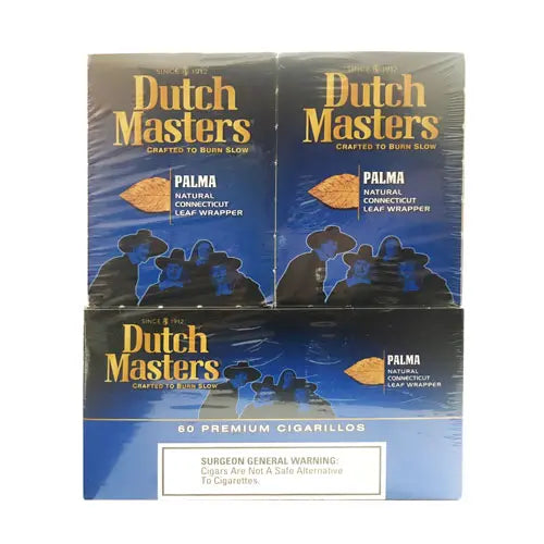 DUTCH MASTER 3 PK FOIL CIGARILLO PALMA 60CT