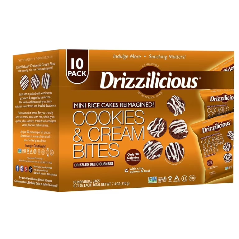 DRIZZILICIOUS 10PK COOKIES & CREAM