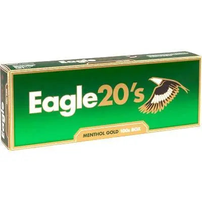 EAGLE CIGARETTES MEN GOLD 100 BOX