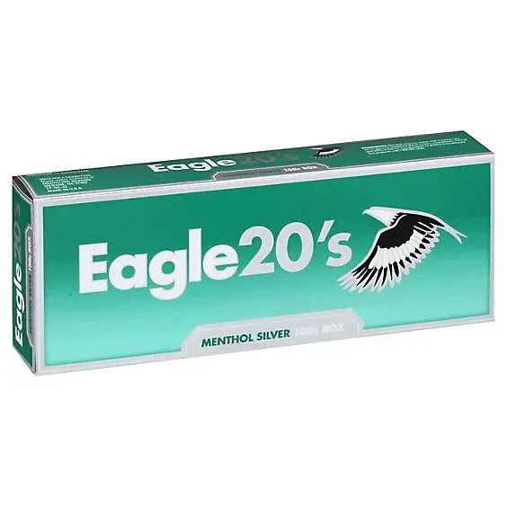 EAGLE CIGARETTES MEN SILVER 100 BOX