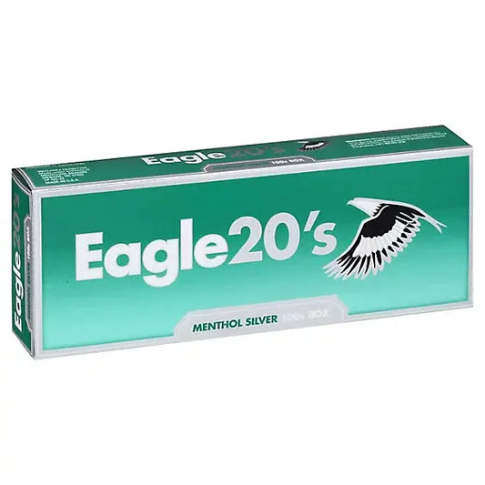 EAGLE CIGARETTES MEN SILVER 100 BOX