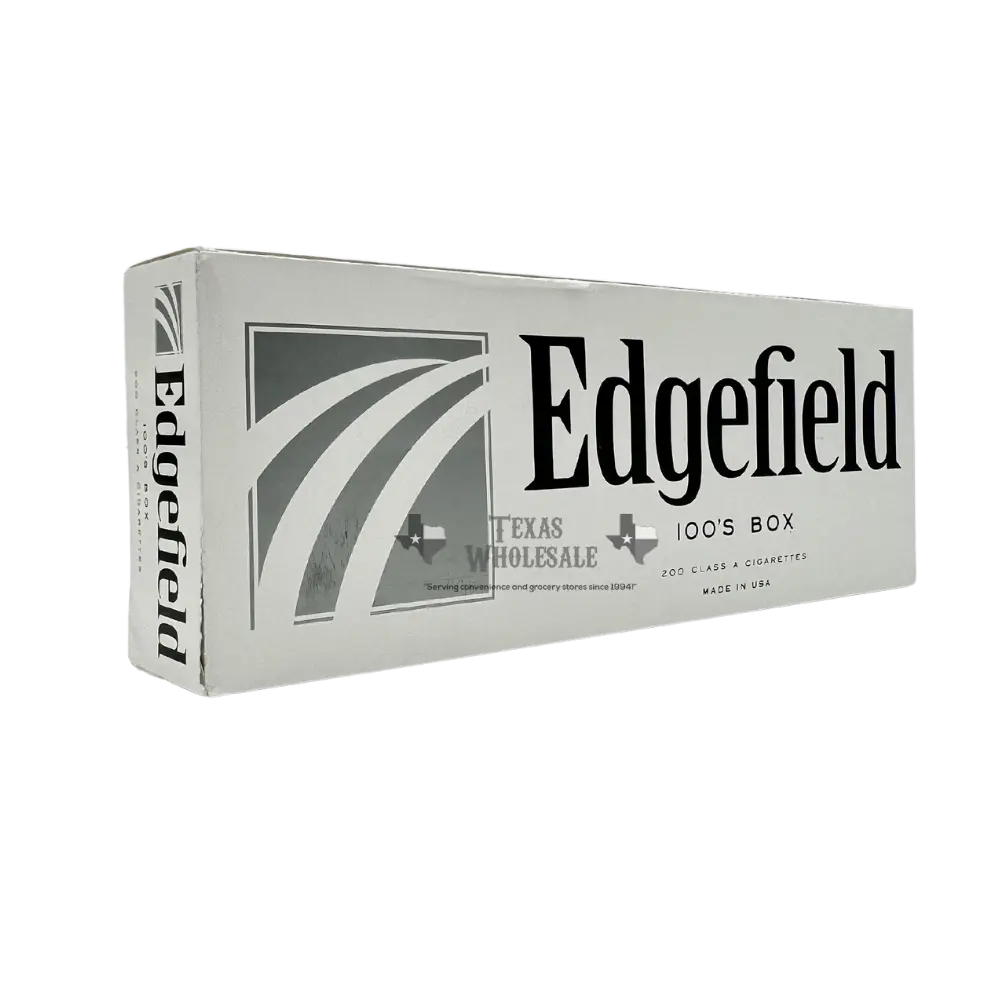 EDGEFIELD CIGARETTES SILVER 100 BOX