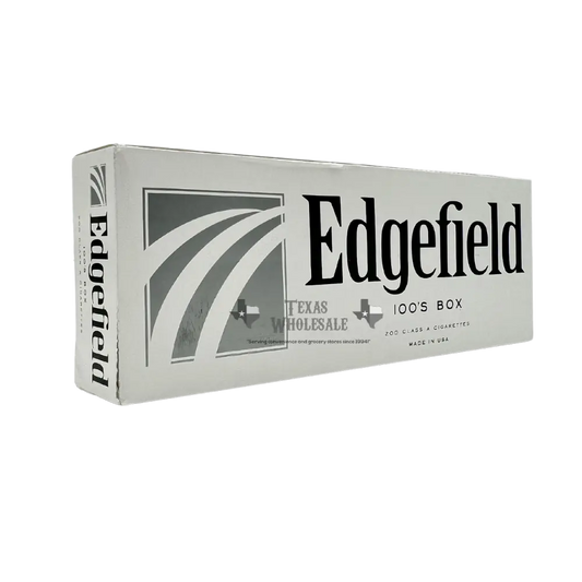 EDGEFIELD CIGARETTES SILVER 100 BOX