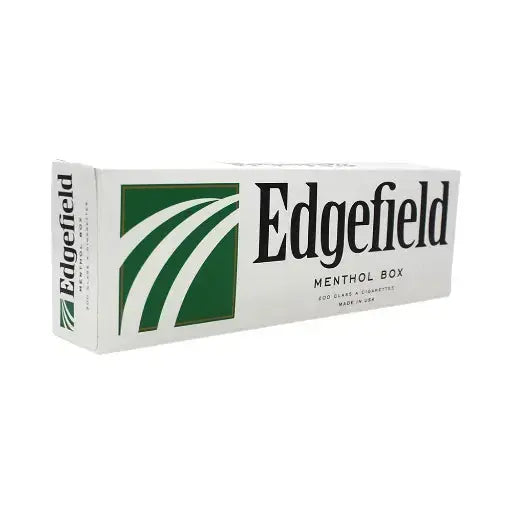 EDGEFIELD CIGARETTES MENTHOL BOX