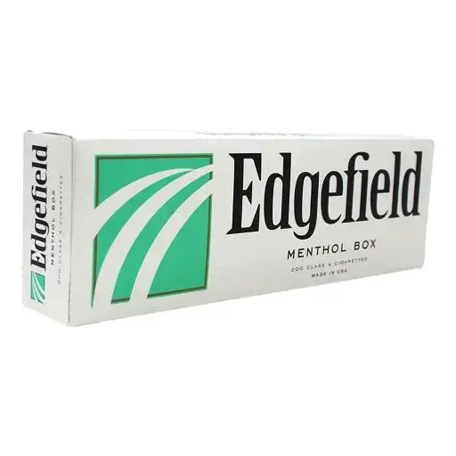 EDGEFIELD CIGARETTES MENTHOL LIGHT 100 BOX