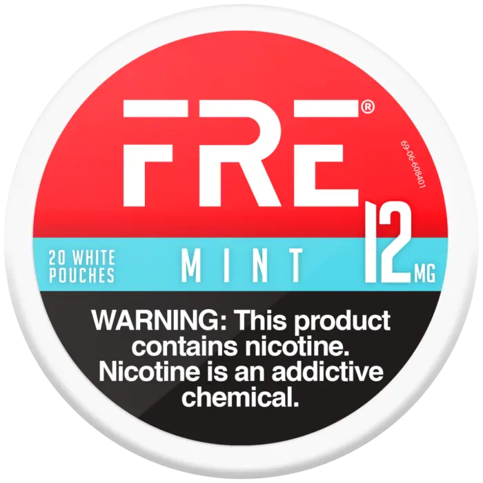 FRE MINT NICOTINE POUCHES 12MG 5CT