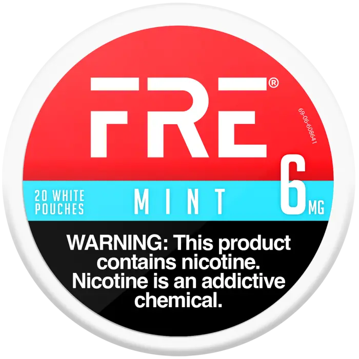 FRE MINT NICOTINE POUCHES 6MG 5CT